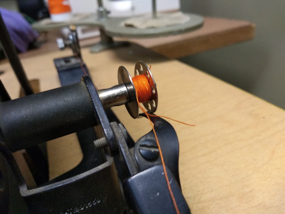 Winding the bobbin